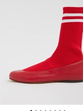 Tibi red striped Borg